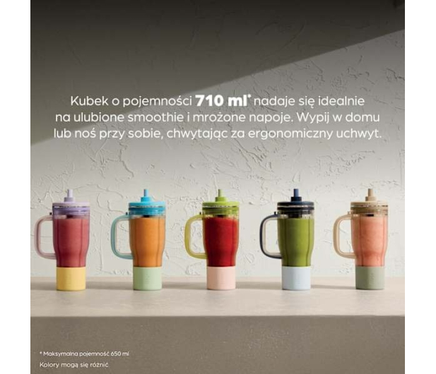 Ninja Blender z przenośnym kubkiem Ninja BlendbossDB351EUST beżowy - 1515175 - zdjęcie 6